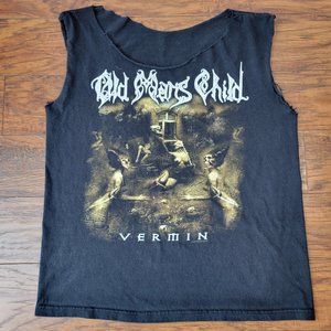 OLD MAN'S CHILD Vermin As Evil Descends Crude-Cut Sleeveless Tank T-Shirt sz M